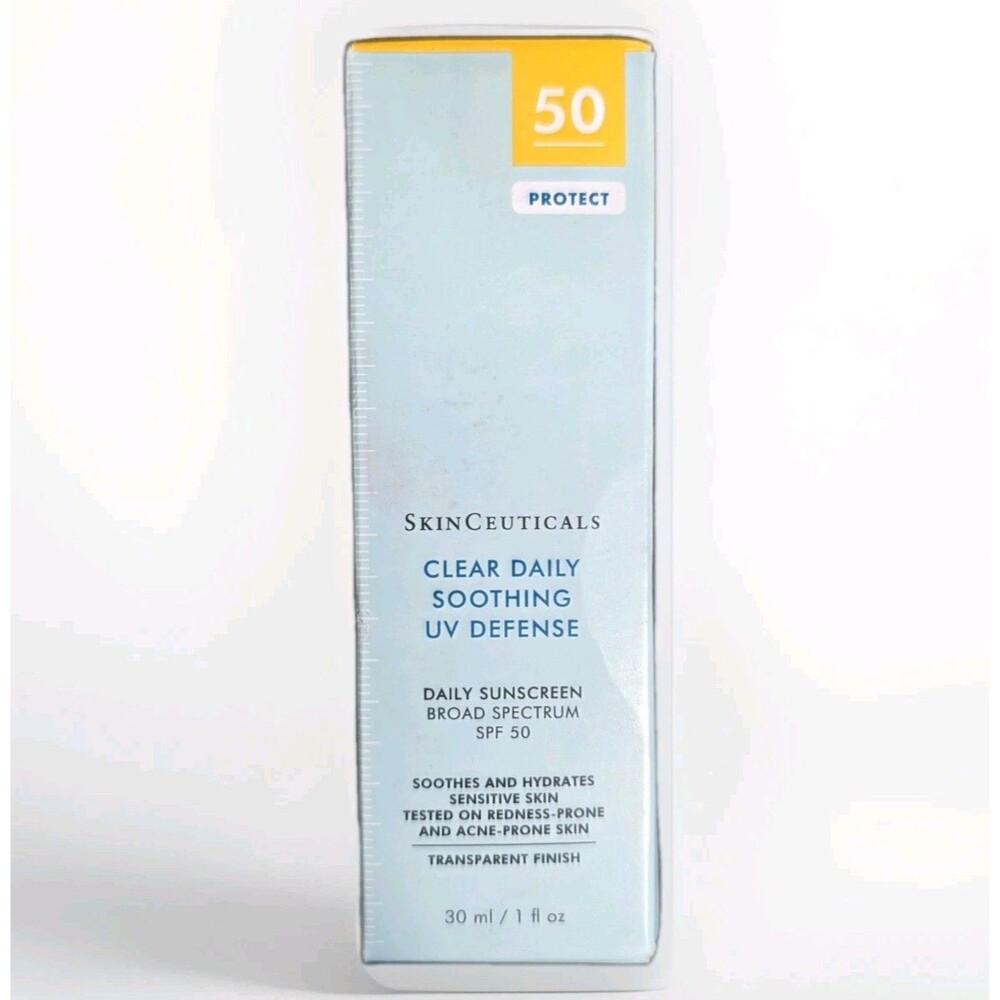 New SkinCeuticals Clear Daily Soothing UV Defense Cream SPF 50 (1 fl. oz.)